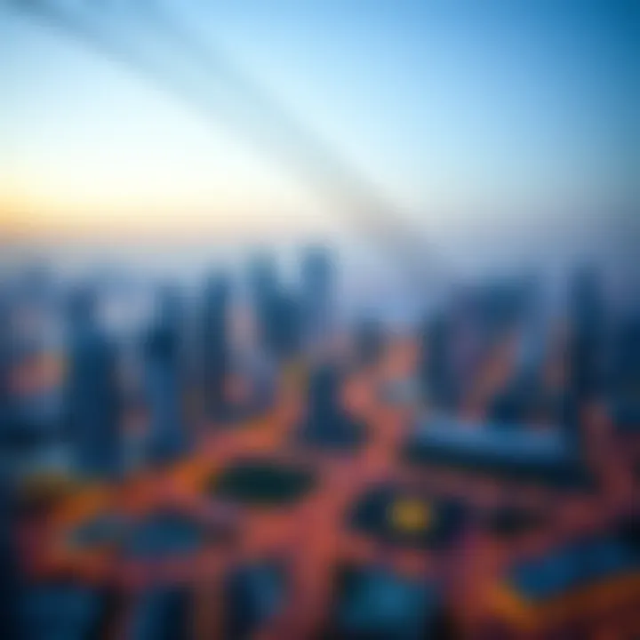 Panoramic view of Internet City from Tameem House