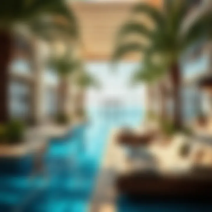 Lush amenities and recreational spaces at The Cove Emaar