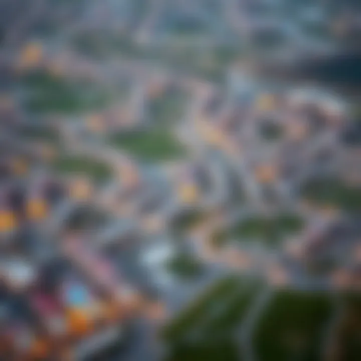 Layout of Residential Areas in Tilal Al Ghaf