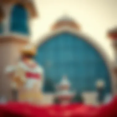 Cultural symbols representing marriage traditions in the UAE