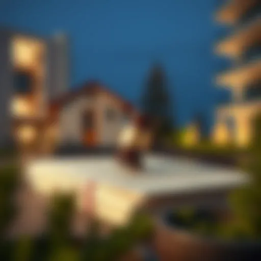 A symbolic representation of legal documents related to property ownership