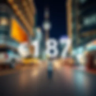 Visual representation of USD to AED currency conversion