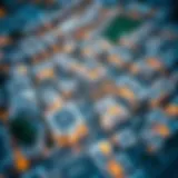 Aerial view of Frij Al Murar showcasing residential areas