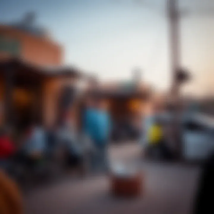 Community gathering in Frij Al Murar reflecting local identity