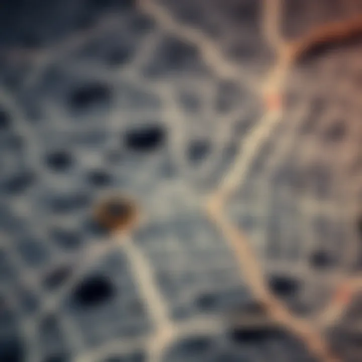 Map highlighting postal code of Frij Al Murar in Dubai