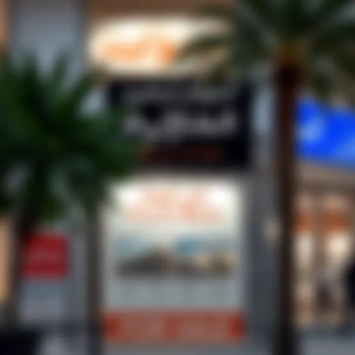 Real estate signage indicating properties for sale in Frij Al Murar