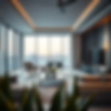 Modern apartment interiors showcasing luxury living