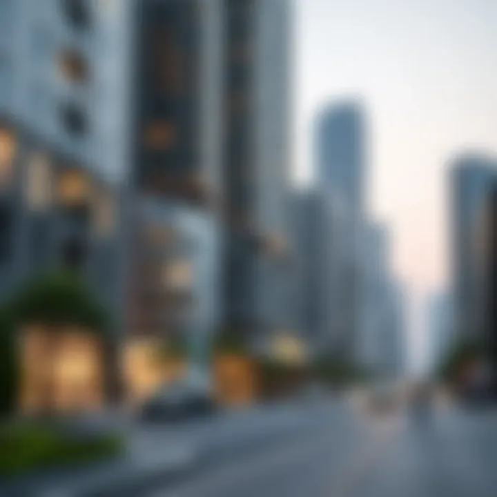 Illustration depicting urban planning with number places framework