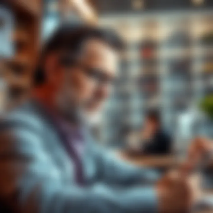 A financial expert analyzing silver market trends