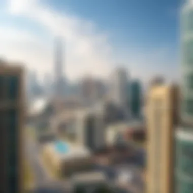 Scenic view of Bur Dubai skyline emphasizing investment potential