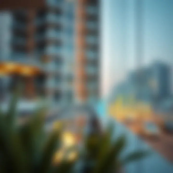 Graph illustrating market trends for 1BHK properties in Dubai