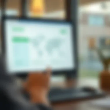 User navigating DEWA website