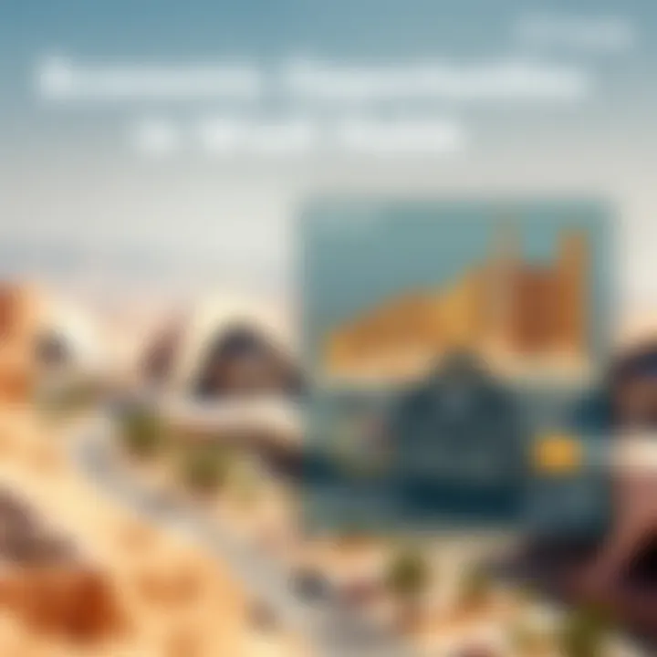 Infographic illustrating the economic growth potential of Wadi Habb