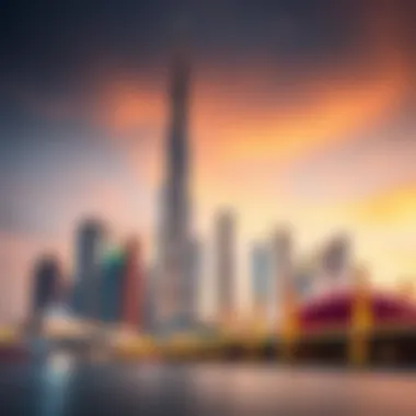 Stunning skyline of Dubai featuring Burj Khalifa