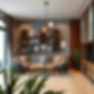 Interior of a shared living space in Dubai