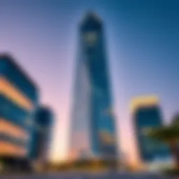 Modern architectural design of Yes Business Tower